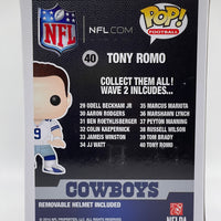 TONY ROMO #40 (AUTOGRAPHED) (BECKETT CERTIFIED) (DALLAS COWBOYS) (NFL FOOTBALL) FUNKO POP