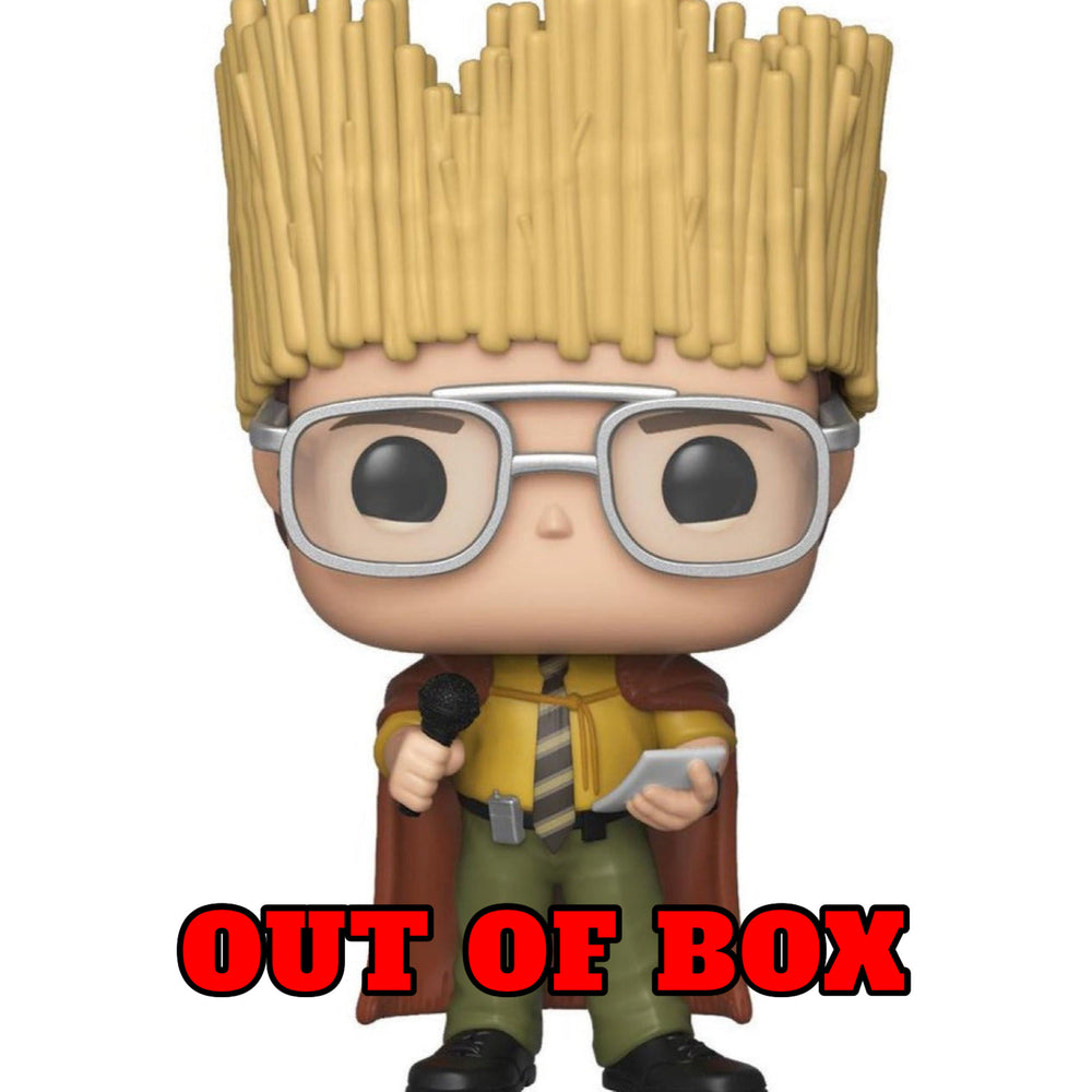 DWIGHT SCHRUTE #876 (OUT OF BOX/NO BOX) (HAY KING) (WALMART EXCLUSIVE) (THE OFFICE) FUNKO POP