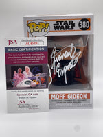 
              FUNKO POP! STAR WARS THE MANDALORIAN: MOFF GIDEON #380 (SIGNED/AUTO BY GIANCARLO ESPOSITO) (JSA CERTIFIED)
            