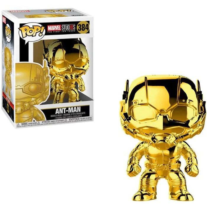 Funko Pop! Marvel Studios 10 Star-Lord (Gold Chrome) Box Lunch Exclusive  Bobble-Head #353 - US