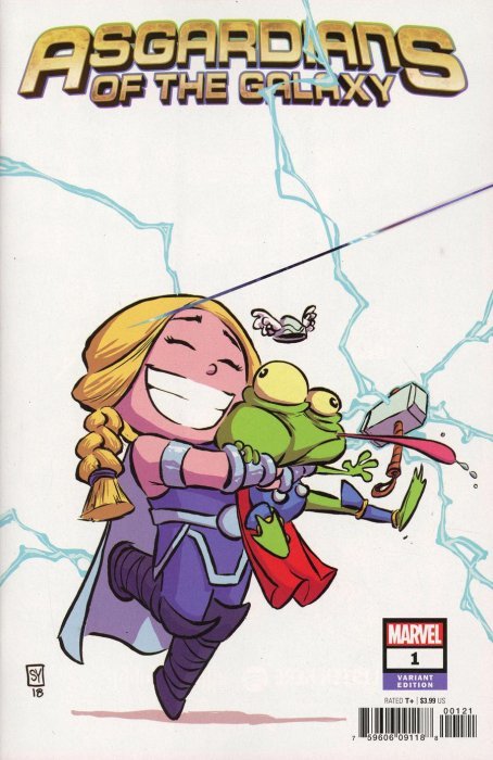 ASGARDIANS OF THE GALAXY ISSUE #1 (SKOTTIE YOUNG VARIANT COVER) (NOVEMBER 2018) COMIC BOOK
