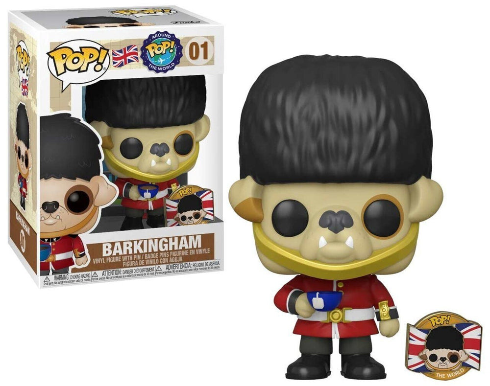 FUNKO POP! POP AROUND THE WORLD: BARKINGHAM W/ ENAMEL PIN #01 (UNITED KINGDOM)