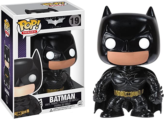 FUNKO POP! DC HEROES THE DARK KNIGHT TRILOGY: BATMAN #19 (DARK PURPLE BOX) (📌 CONDITION 8.5)