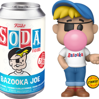 BAZOOKA JOE (BUBBLE BLOWING) (LE 1,250) (CHASE/NOT SEALED) FUNKO SODA FIGURE