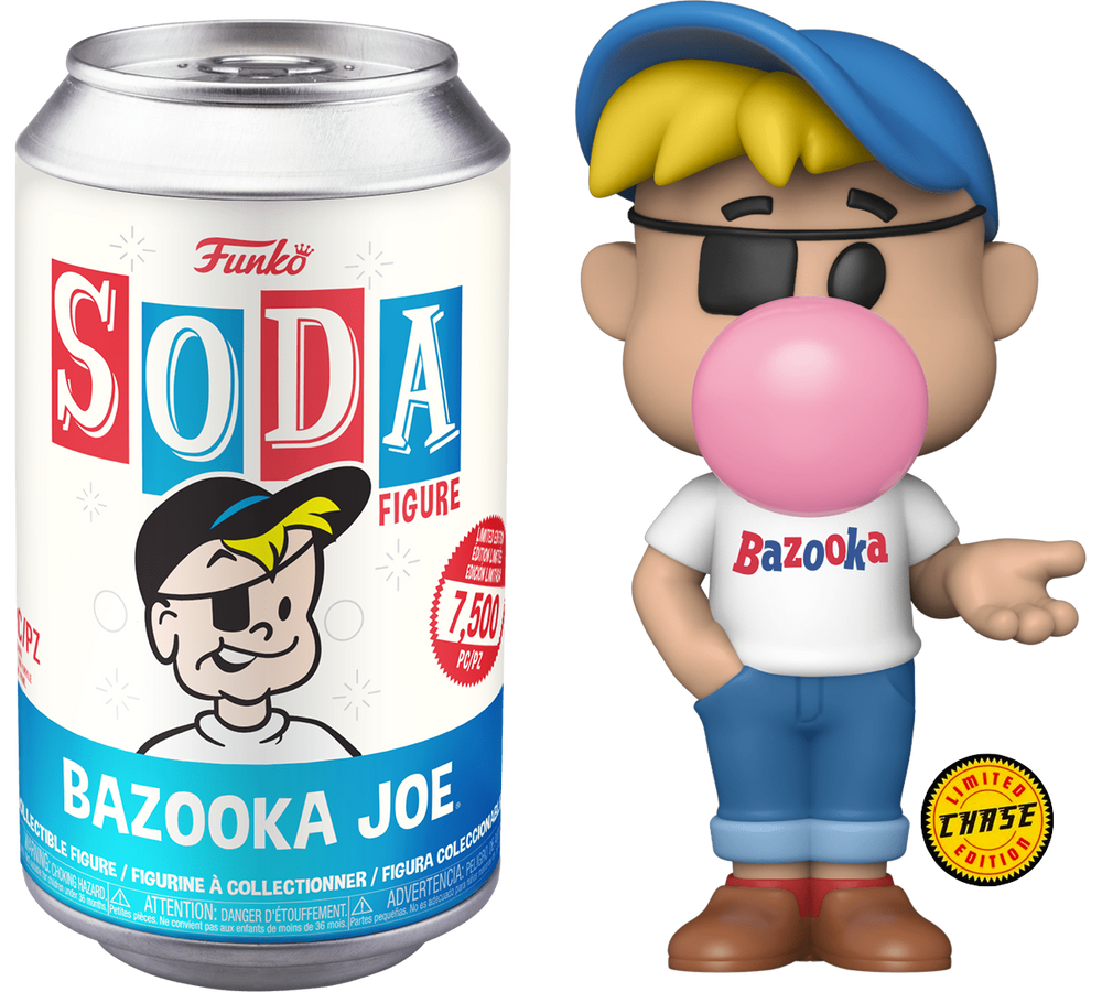 BAZOOKA JOE (BUBBLE BLOWING) (LE 1,250) (CHASE/NOT SEALED) FUNKO SODA FIGURE