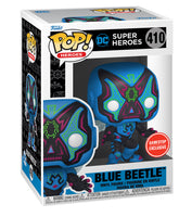 
              BLUE BETTLE #410 (GLOW) (DIA DE LOS DC) (GAMESTOP EXCLUSIVE STICKER) FUNKO POP
            