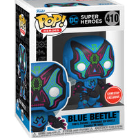 BLUE BETTLE #410 (GLOW) (DIA DE LOS DC) (GAMESTOP EXCLUSIVE STICKER) FUNKO POP