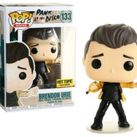 BRENDON URIE #133 (PANIC AT THE DISCO) (HOT TOPIC EXCLUSIVE STICKER) FUNKO POP