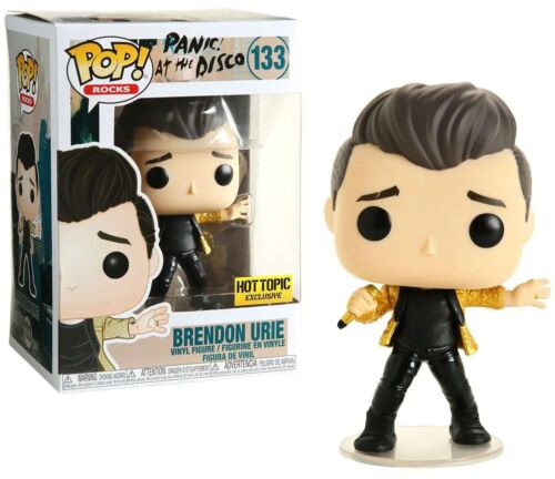 BRENDON URIE #133 (PANIC AT THE DISCO) (HOT TOPIC EXCLUSIVE STICKER) FUNKO POP