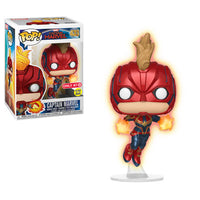 FUNKO POP! MARVEL CAPTAIN MARVEL #433 (GLOW) (TARGET EXCLUSIVE STICKER)