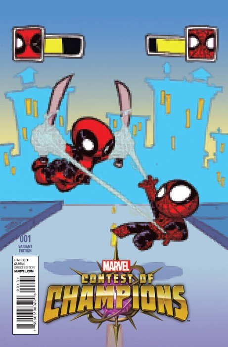 CONTEST OF CHAMPIONS ISSUE #1 VOL #3 (SKOTTIE YOUNG VARIANT COVER) (DECEMBER 2015) COMIC BOOK