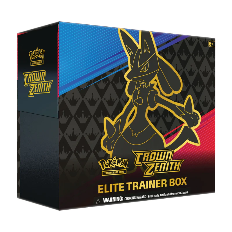 SWORD AND SHIELD - CROWN ZENITH ELITE TRAINER BOX (ETB) (SEALED/NEW) POKEMON TCG