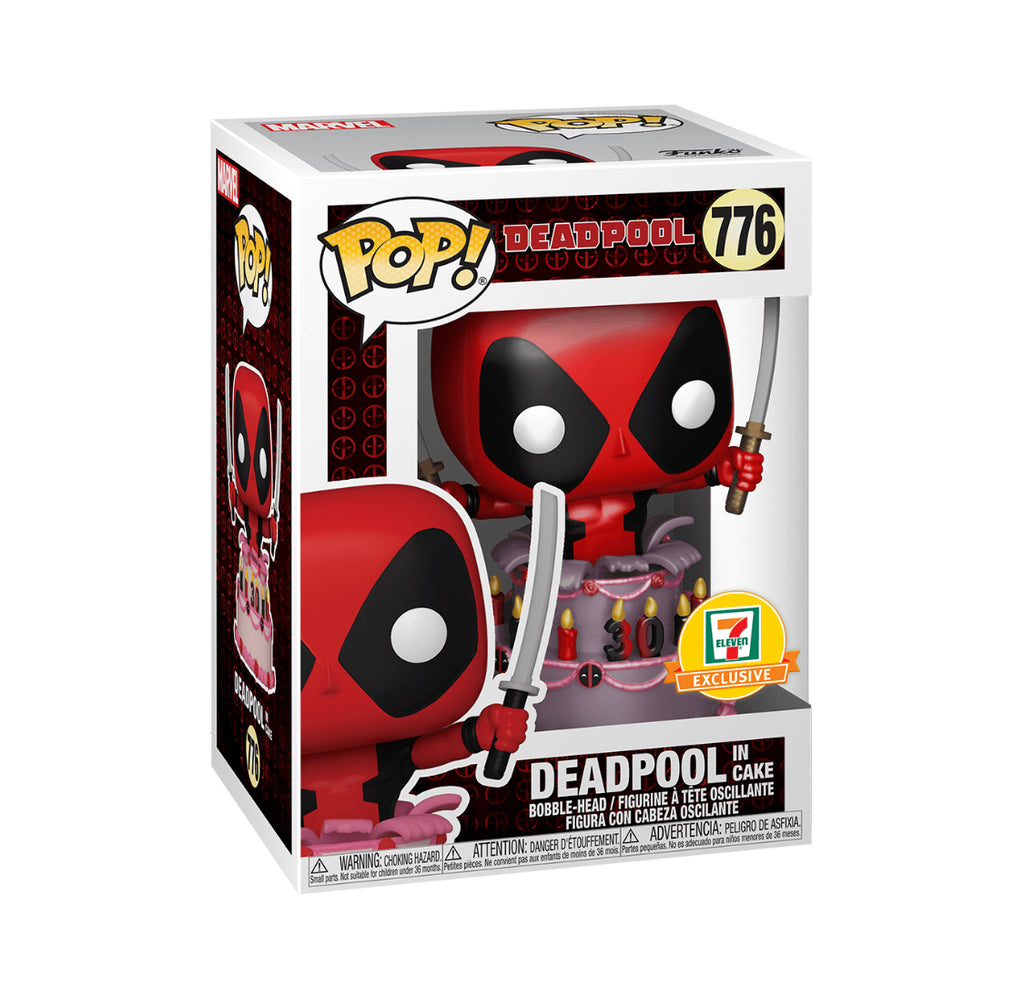 Funko Pop! Deadpool - Deadpool in Cake *Metallic* (7-11 Exclusive