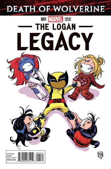 DEATH OF WOLVERINE: THE LOGAN LEGACY ISSUE #1 (SKOTTIE YOUNG VARIANT COVER) (DECEMBER 2014) COMIC BOOK