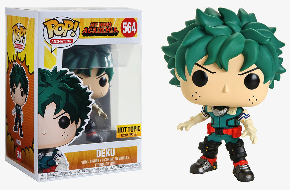 FUNKO POP! ANIMATION MY HERO ACADEMIA: DEKU #564 (SEASON 3) (HOT TOPIC EXCLUSIVE STICKER)