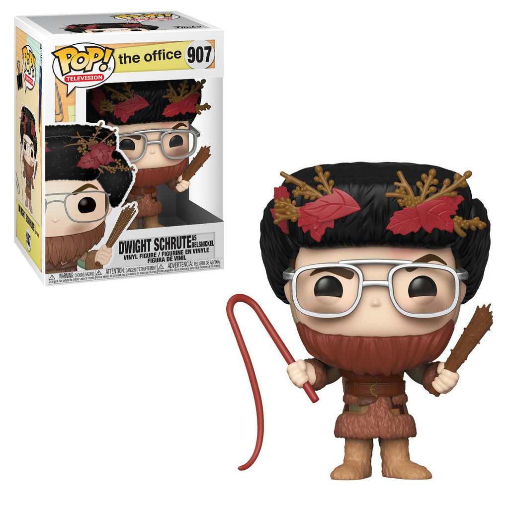 DWIGHT SCHRUTE #907 (AS BELSNICKEL) (THE OFFICE) FUNKO POP| THE KING'S  KEEP, LLC