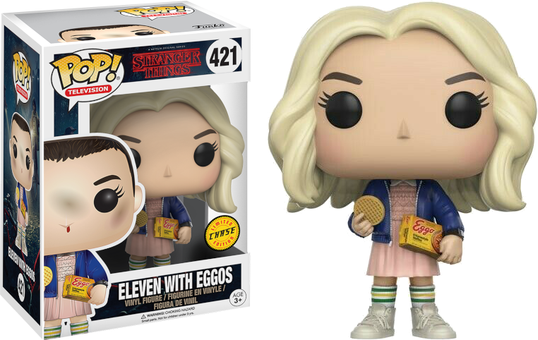 ELLEVEN WITH EGGOS #421 (WIG) (CHASE) (STRANGER THINGS) FUNKO POP