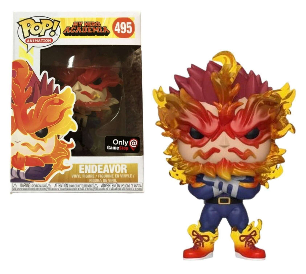 FUNKO POP! ANIMATION MY HERO ACADEMIA: ENDEAVOR #495 (GAMESTOP EXCLUSIVE STICKER)