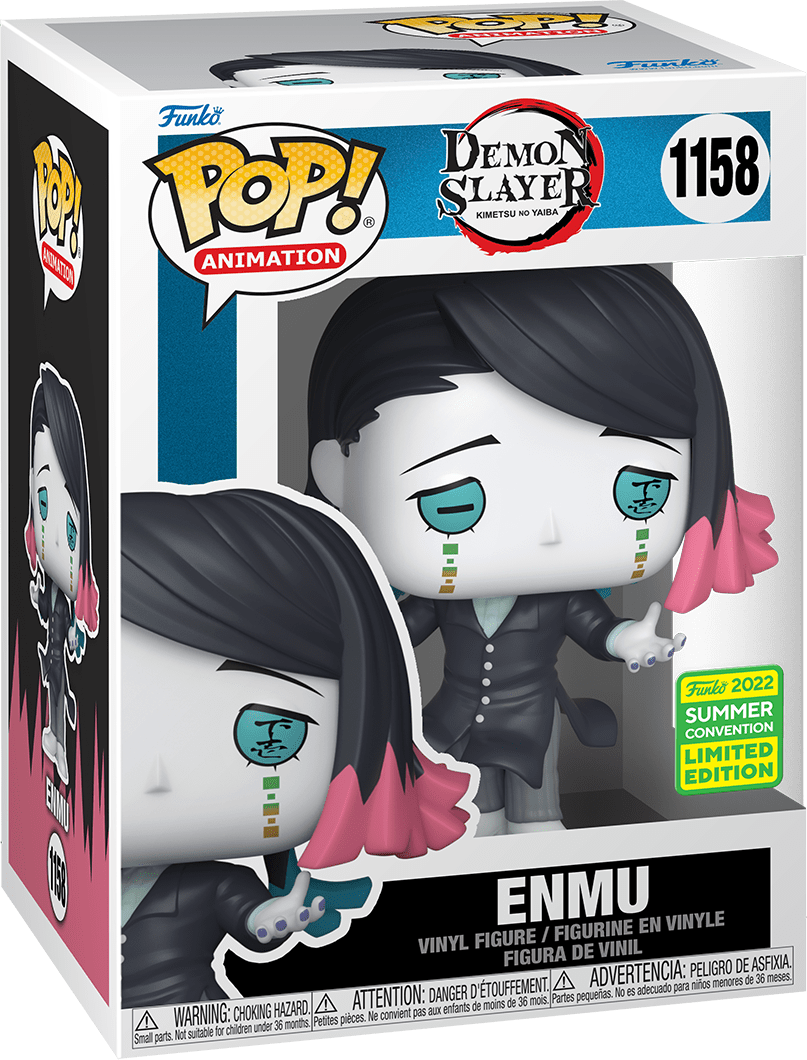 FUNKO POP! ANIMATION DEMON SLAYER: ENMU #1158 (2022 SUMMER CONVENTION STICKER)