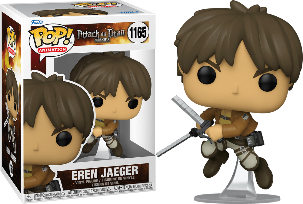 EREN JAEGER #1165 (ACTION POSE) (ATTACK ON TITAN) FUNKO POP