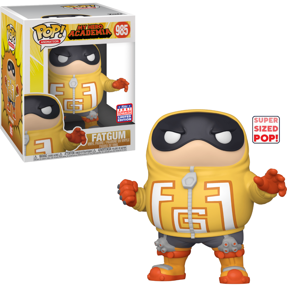 FATGUM #985 (6 INCH) (2021 SUMMER CONVENTION STICKER) (MY HERO ACADEMIA) FUNKO POP