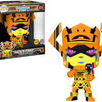 GALACTUS THE LIFEBRINGER WITH THE FALLEN ONE #809 (CHASE) (10 INCH) (PREVIEWS EXCLUSIVE STICKER) (SILVER SURFER) (BLACKLIGHT)(FANTASTIC FOUR) FUNKO POP