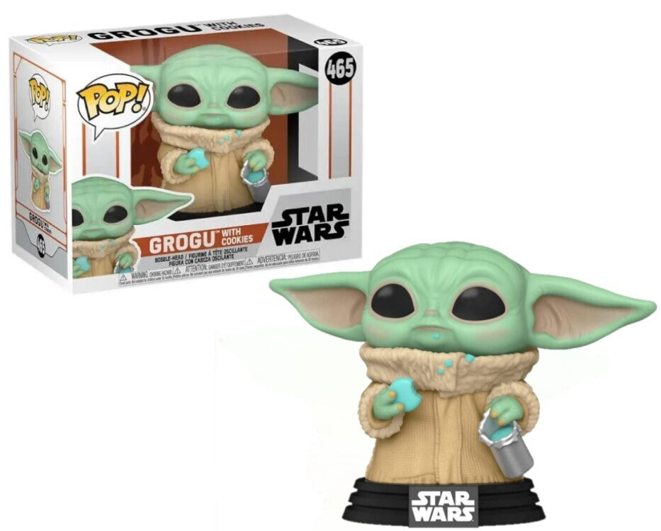 GROGU #465 (COOKIES) (THE CHILD) (STAR WARS THE MANDALORIAN) FUNKO POP