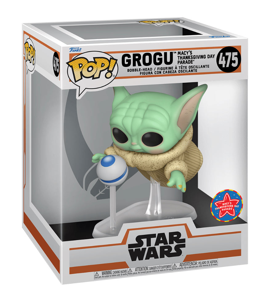 GROGU #475 (FLOATING) (CONTROL KNOB) (MACY'S THANKSGIVING DAY PARADE) (STAR WARS) FUNKO POP