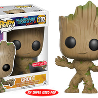 FUNKO POP! MARVEL GUARDIANS OF THE GALAXY VOL. 2: GROOT #202 (10 INCH) (LIFE SIZE STICKER) (TARGET EXCLUSIVE STICKER)