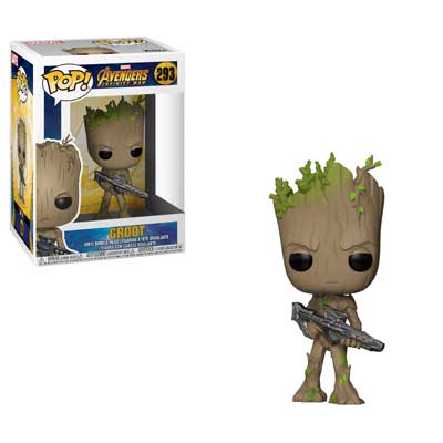 FUNKO POP! MARVEL AVENGERS INFINITY WAR: GROOT W/ BLASTER #293