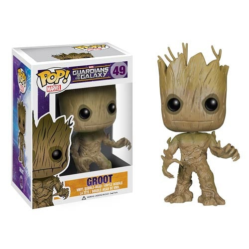 FUNKO POP! MARVEL GUARDIANS OF THE GALAXY: GLOW GROOT #49 (LOOT CRATE EXCLUSIVE STICKER)