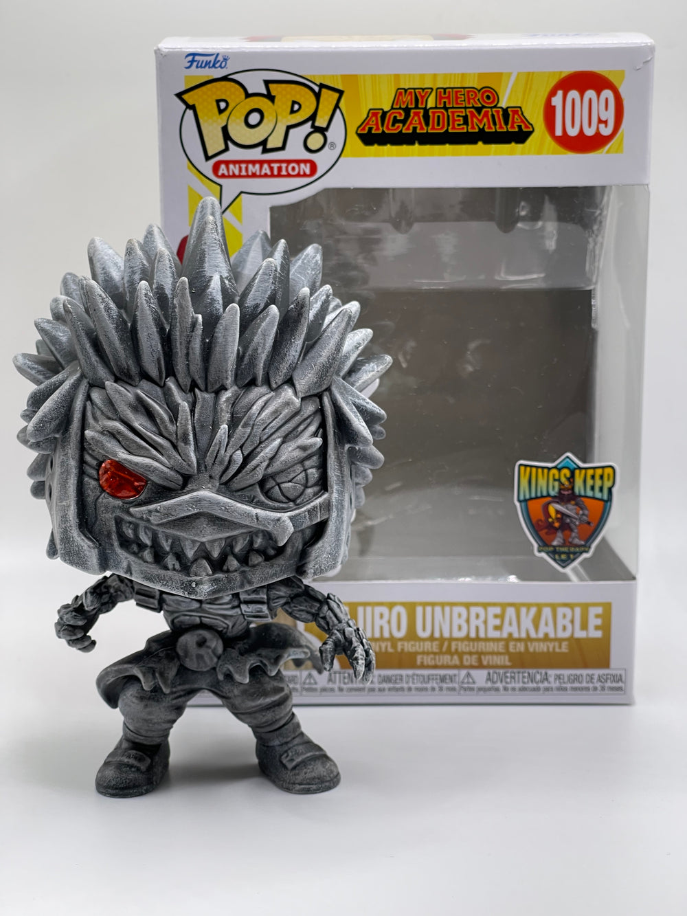 ELJIRO UNBREAKABLE #1009 (STONE VARIANT) (LE 1) (THE KING'S KEEP EXCLUSIVE) (MY HERO ACADEMIA) FUNKO POP CUSTOM