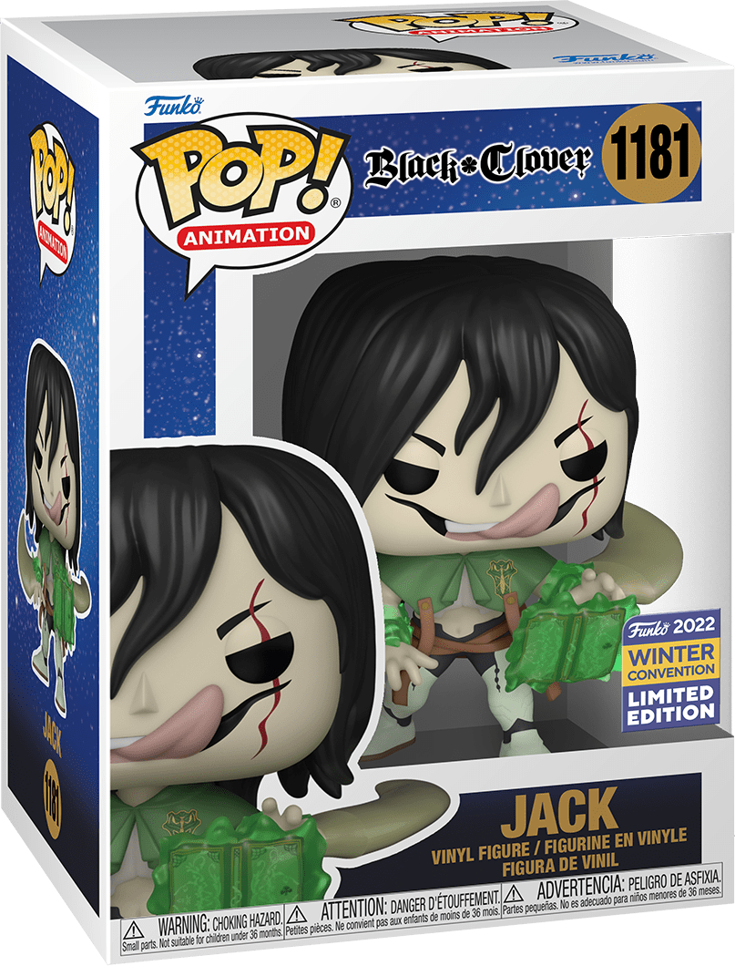 JACK #1181 (2022 WINTER CONVENTION STICKER) (BLACK CLOVER) FUNKO POP