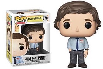 The Office Jim Halpert w/ Nonsense Sign Funko Pop #1046 Television