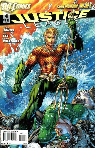 JUSTICE LEAGUE ISSUE #4 VOL #2 (FEBRUARY 2012) (THE NEW 52)