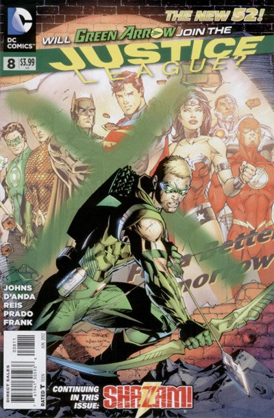 JUSTICE LEAGUE ISSUE #8 VOL #2 (JUNE 2012) (THE NEW 52)