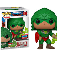 KING HISS #1038 (2020 FALL CONVENTION EXCLUSIVE STICKER) (MASTERS OF THE UNIVERSE) FUNKO POP