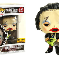 FUNKO POP! MOVIES THE TEXAS CHAINSAW MASSACRE: LEATHERFACE W/ PRETTY WOMAN MASK #623 (HOT TOPIC EXCLUSIVE STICKER) (📌 CONDITION 8.5/9.0)