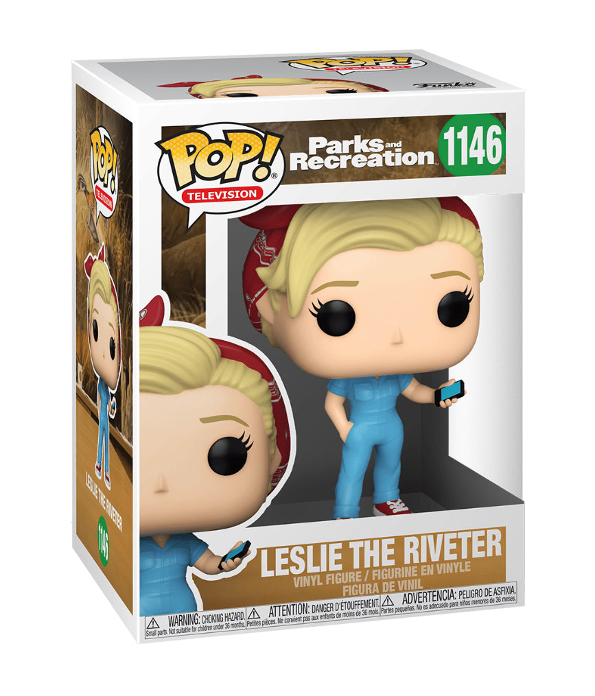 LESLIE THE RIVETER #1146 (PARKS AND RECREATIAN) FUNKO POP