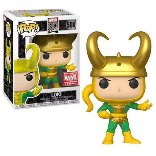 LOKI #508 (FIRST APPEARANCE) (COLLECTOR CORPS EXCLUSIVE STICKER) (MARVEL 80 YEARS) FUNKO POP