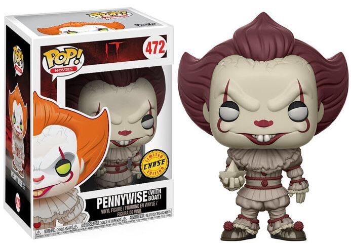 FUNKO POP! MOVIES IT: SEPIA PENNYWISE W/ BOAT #472 (CHASE)