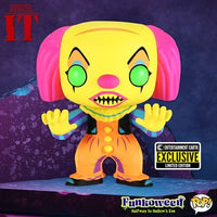 FUNKO POP! MOVIES IT THE MOVIE: BLACKLIGHT PENNYWISE #55 (ENTERTAINMENT EARTH EXCLUSIVE STICKER)
