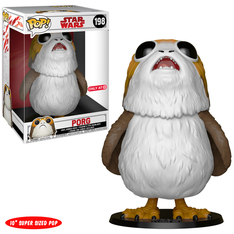 FUNKO POP! MOVIES STAR WARS: PORG #198 (10 INCH) (TARGET EXCLUSIVE STICKER)