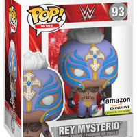 REY MYSTERIO #93 (GLOW) (WWE) (AMAZON EXCLUSIVE STICKER) FUNKO POP