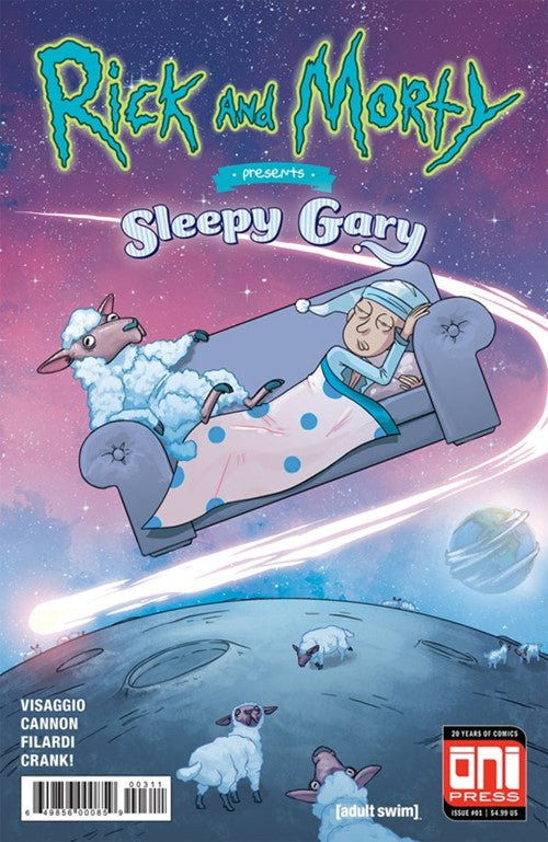 RICK AND MORTY PRESENTS: SLEEPY GARY #1 (REGULAR CJ CANNON COVER) (MINI SERIES) (SEPTEMBER 2018)