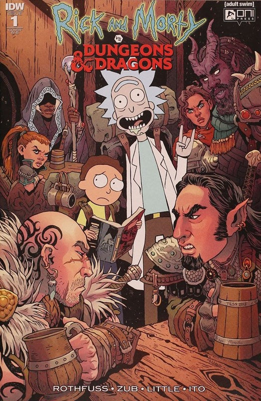 RICK AND MORTY VS DUNGEONS & DRAGONS #1 (TESS FOWLER 1:25 VARIANT COVER) (MINI-SERIES)