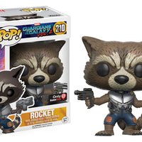 FUNKO POP! MARVEL GUARDIANS OF THE GALAXY VOL 2: ROCKET #210 (GAMESTOP EXCLUSIVE STICKER)