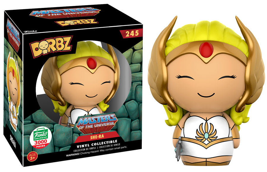 SHE-RA #245 (LE 3000) (FUNKO-SHOP STICKER) (MASTERS OF THE UNIVERSE) (MOTU) FUNKO DORBZ