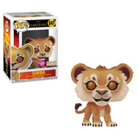 SIMBA #547 (LIVE ACTION) (FLOCKED) (THE LION KING) (BOX LUNCH EXCLUSIVE STICKER) FUNKO POP