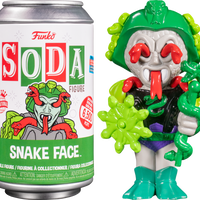 SNAKE FACE (LE 5,450) (COMMON/NOT SEALED) (INTERNATIONAL) (2021 FALL CONVENTION STICKER) (MOTU) FUNKO SODA FIGURE